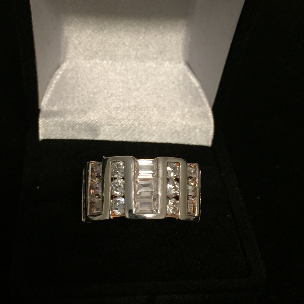 BELLA LUCE RING ROSE GOLD OVER SILVER